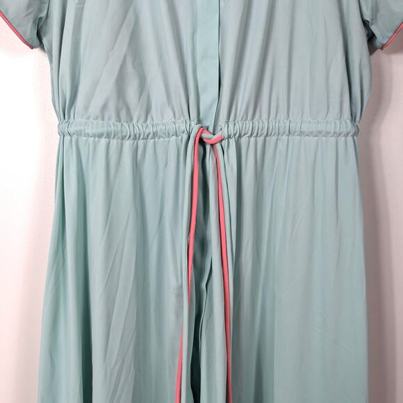 Vintage Vanity Fair Robe Women's Size Small/Medium Blue Full Length - Picture 3 of 11